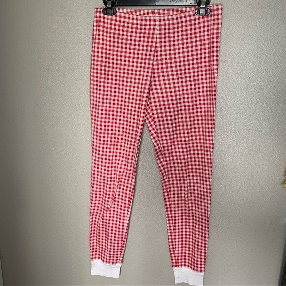 Vineyard Vines red plaid checkered cotton pajama pants women’s size XS - Picture 1 of 3